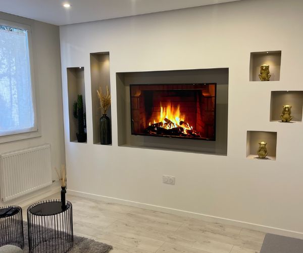 Rénovation complète d’un séjour moderne dans un appartement à Valence